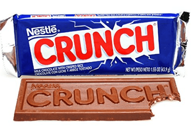 Nestlé Crunch milk chocolate bar