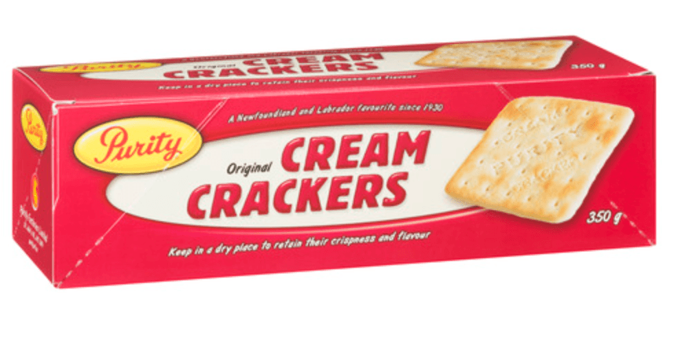Purity Original Cream Crackers box